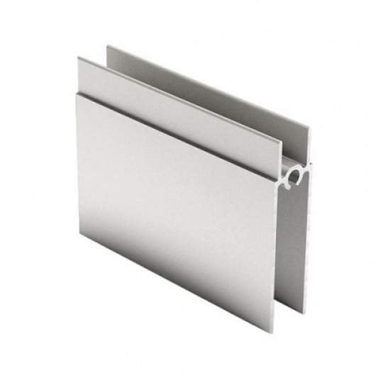 Алюминиевая раздвижная система профиль горизонтальный нижний серебро 5500 - 0