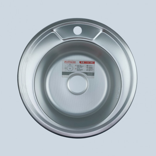 Мийка 49 кругла врізна декор Valeso - 0