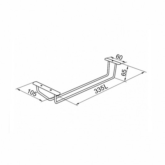 Бокалодержатель потолочный 350 - 1