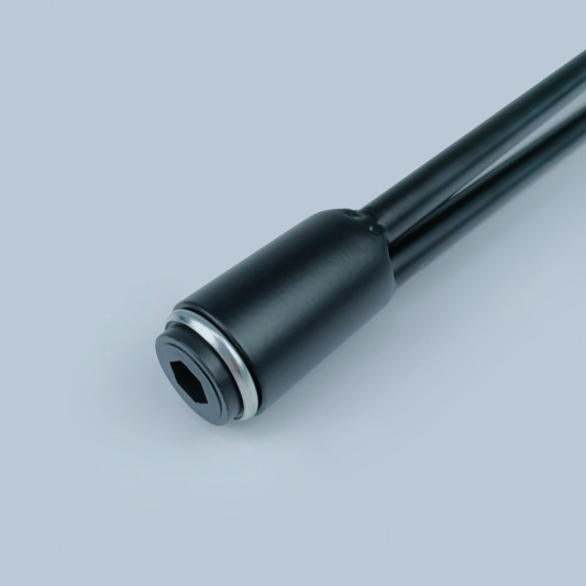 Опора для стола прутовая конусная d=12mm 710 черная - 1