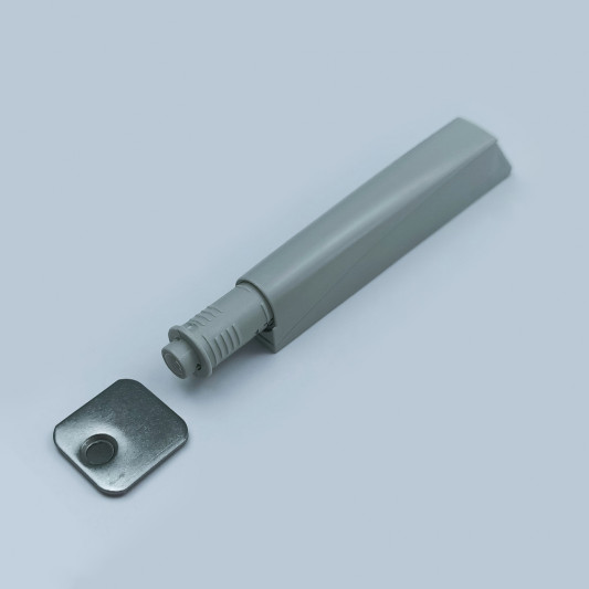 Толкатель Linken System PUSH c магнитом серый - 1