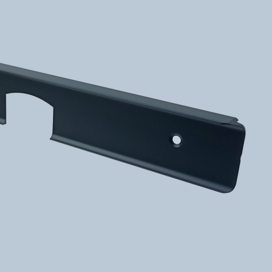 Планка на стик стільниці кутова 600×38 R-03 Egger чорна - 1