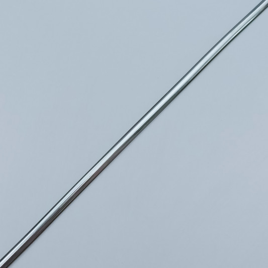 Молдинговая лента самоклеющаяся 6 мм (100 м) серебро № 104 - 0