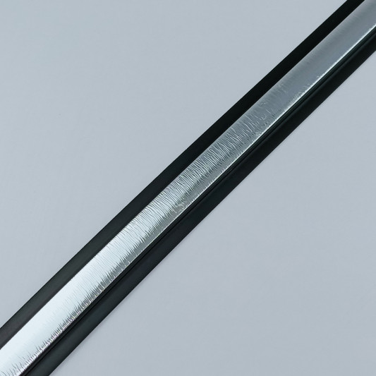 Молдинговая лента 29 мм (50 м) черная с серебром № 001 - 0