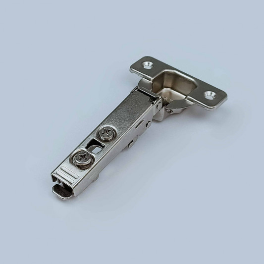 Петля Hafele Metalla D SM 300 накладная с доводчиком сталь никель под шуруп H=0 - 0