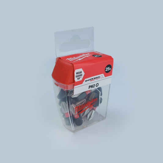 Біта Milwaukee Shockwave PH2 25 мм - 1