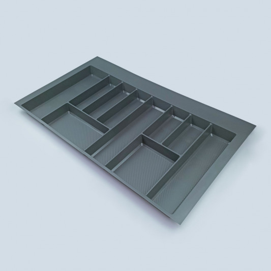 Лоток для столовых приборов 900 (790-850x422-490) Rejs MAX 2,0 mm графит - 0