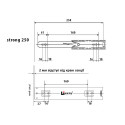 Направляющая телескопическая LinkenSystem 250×45 STRONG - 3