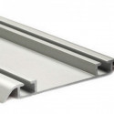 Алюминиевая раздвижная система рельс нижний двойной серебро 5500 - 0