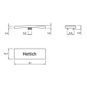 Заглушка на важіль завіси з логотипом Hettich Sensys - 1