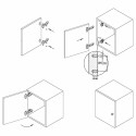 Монтажная планка Sensys/Intermat, D=1,5 c эксцентриком и евровинтами - 3