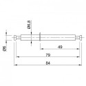 Дюбель подвійний під Rastex DU-853 49/30 Hettich - 1