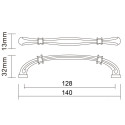 Ручка DR 49 128 антична бронза глянець - 1
