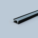 Профіль LED врізний L=5,95м чорний - 0