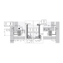 Напрямна Quadro SFD Silent System 300, EB 23 часткового висування, права - 1