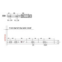 Направляюча телескопічна LinkenSystem 550×45 Touch Latch - 3