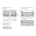 Напрямна прихованого монтажу GTV повного висування Modern Slide L=550 mm 16-18 мм 3D - 4