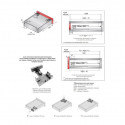Направляючі прихованого монтажу повного висуву. LinkenSystem 450 Touch Latch 16-19мм 3D - 8
