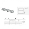 Ручка GTV врезная UA-326 128 черный - 2