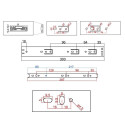 Направляющая телескопическая 300×35 - 3