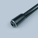 Опора для стола прутовая конусная d=12mm 710 черная - 1