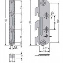 Ліжковий гачок (1) лівобічний Hettich - 1