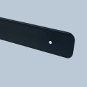 Накладка на стільницю 600×38 права R-06 чорна - 0