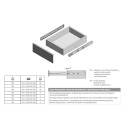 Направляющая телескопическая GTV 350×45 Versalite Push to Open + Soft Close - 9