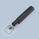Штовхач Linken System PUSH з магнітом антрацит - 1