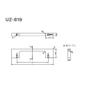 Ручка GTV UZ-819 160 мідь - 1
