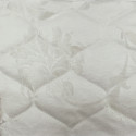 Ткань матрасная Жаккард 110 г/м2 стеганый (синтепон 60 г/м2) белый - 0
