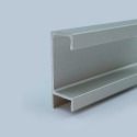 Ручка-профіль H3 16мм накладна алюмій 3,95м ДС - 0
