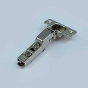 Петля Hafele Metalla D SM 300 полунакладная с доводчиком сталь никель под шуруп H=0 - 0