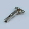 Петля Hafele Metalla SM 110° без пружины накладная сталь никелированный 45 х 9.5 под шуруп H=0 - 0