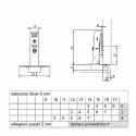 Петля Hafele Metalla SM 110° без пружины накладная сталь никелированный 45 х 9.5 под шуруп H=0 - 1