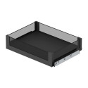 Сетка Starax полного выдвижения на тандемах Blum в корпус 600мм антрацит (стекло), S-2336-P-A - 1