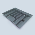 Лоток для столовых приборов 700 (590-650x422-490) Rejs MAX 2,0 mm графит - 0