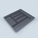Лоток для столовых приборов 500 (390-450x422-490) Rejs MAX 2,0 mm графит - 0