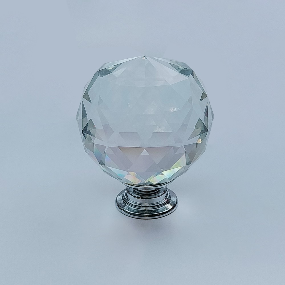 Ручка GTV Crystal Palace CRPJ d 40 хром-білий кристал