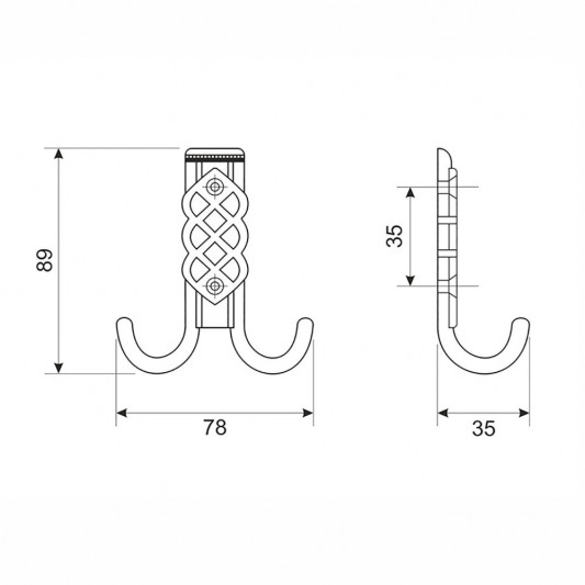 Гачок W 102 G4 бронза антична - 2