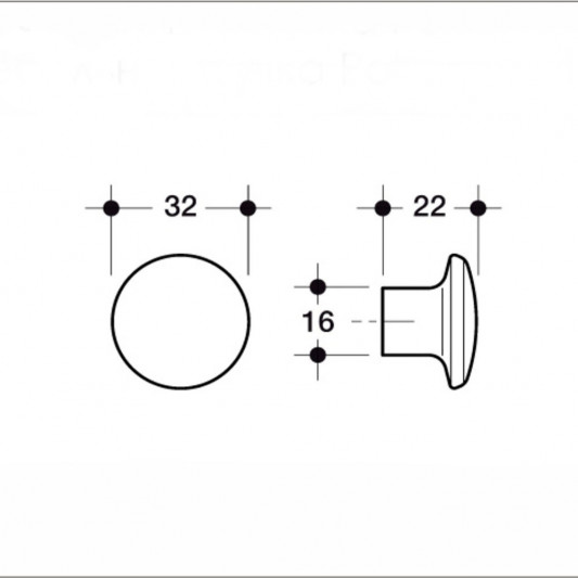 Ручка РП-36-ГЧ - 1