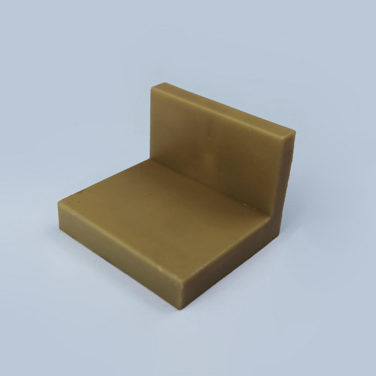 Куточок металевий з пластиковою накладкою Hofla бежевий - 1