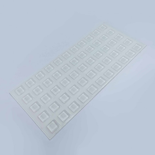 Самоклеючі демпфери Italiana Ferramenta квадратні 10x2.5мм, 55шт - 0