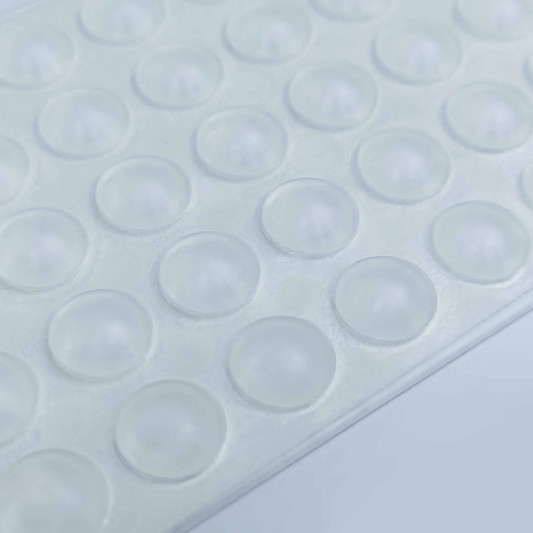 Самоклеючі демпфери Italiana Ferramenta напівсфера 10x3мм, 50шт - 1