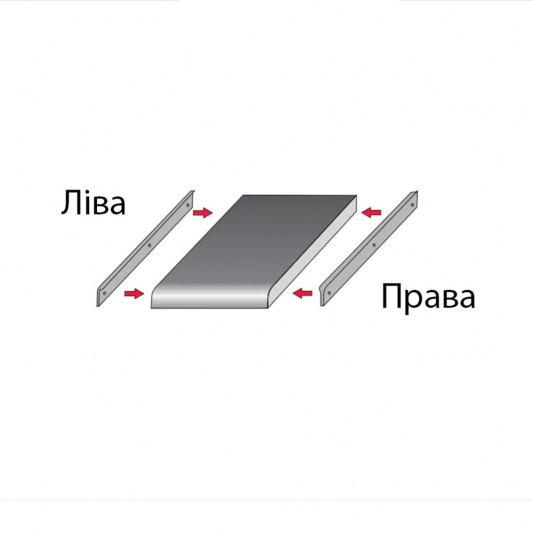 Накладка на столешницу 600×38 левая Egger R-03 - 2