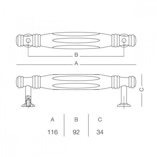 Ручка D-1018-92 MAB - 1