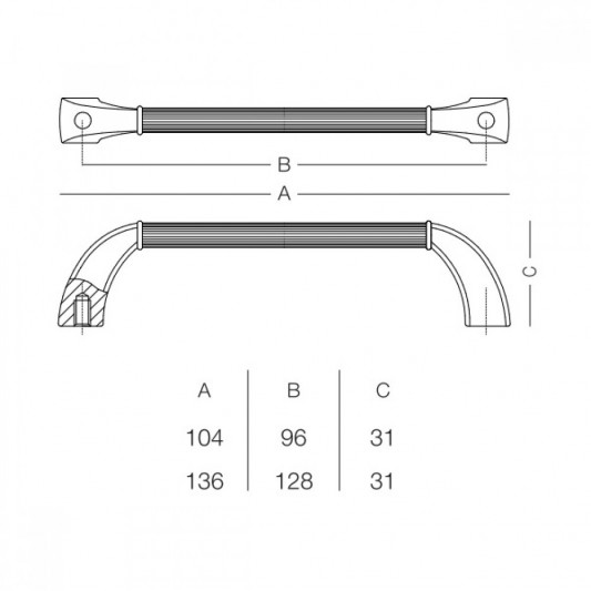 Ручка D-1012-96 MAN - 2