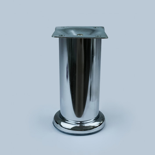 Ножка мебельная T-120 Ø50 H=120 хром - 0