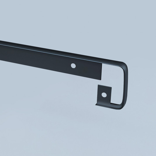 Стыковочная планка на столешницу прямая 600×38 Egger R-03 черная - 0