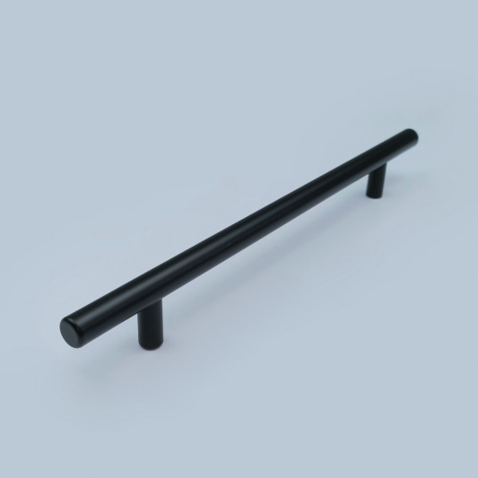 Ручка RE 1011 192 (DR 11/192 SS) моноліт чорна еко - 0